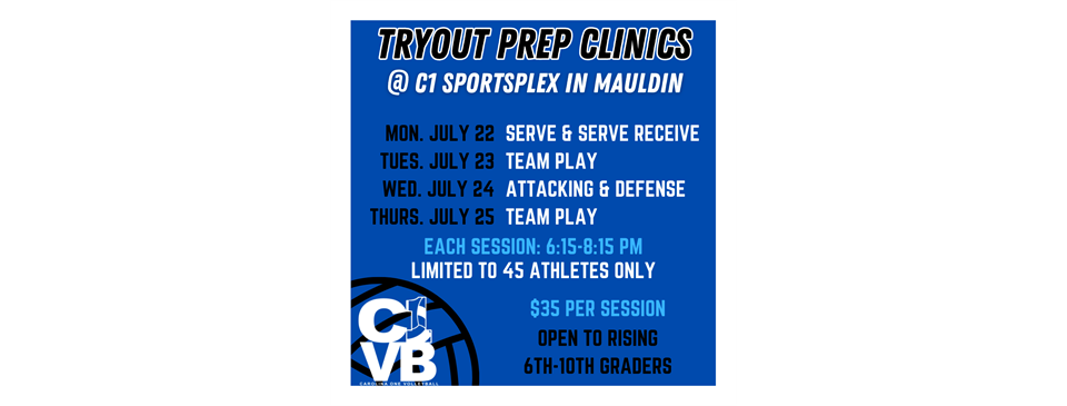 Summer 2024 - Tryout Prep Clinics