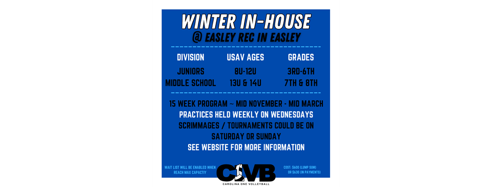 Winter In-House: Easley